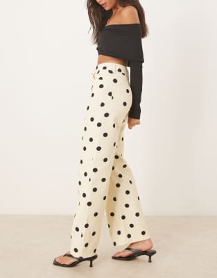 Asos Design Dad Jeans In Yellow