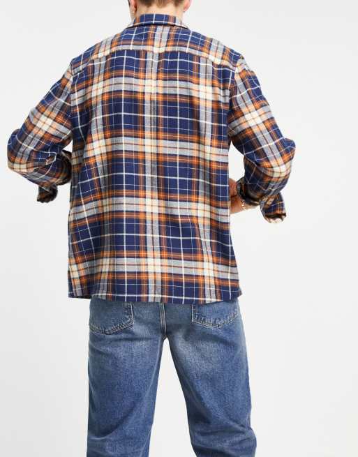 ASOS DESIGN – Dad-Jeans in dunkler Vintage-Waschung mit elastischem Bund, 2 von 4