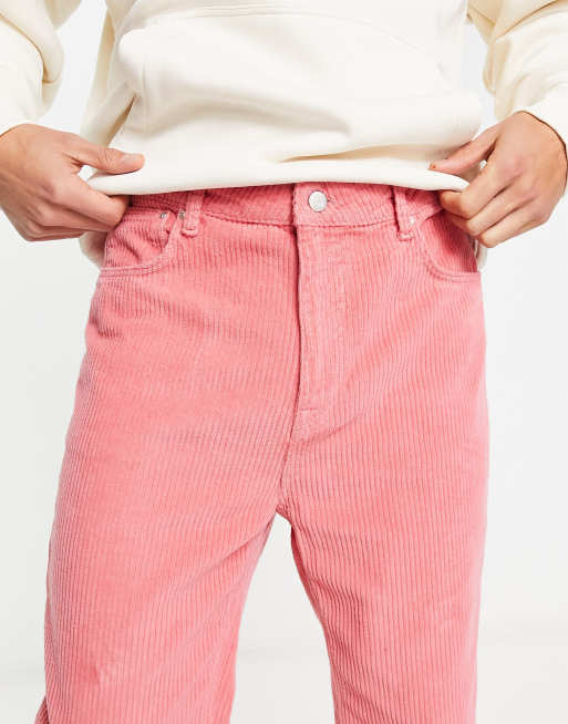 Asos pink 2024 corduroy pants