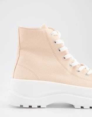 chunky high top trainers