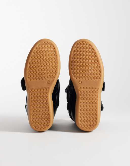 ASOS DESIGN Dahlia högskaftade sneakers med kilklack i svart, 5 av 5