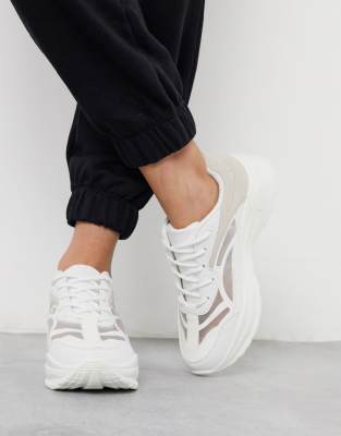 asos design distance chunky trainers