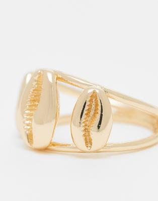 Asos Design Dainty Shell Ring