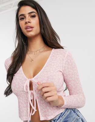 daisy mesh top