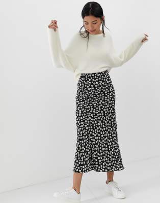 asos bias cut skirt