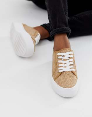 ASOS DESIGN - Dale - Baskets lacées - Beige