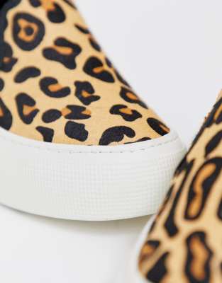 chunky slip on plimsolls