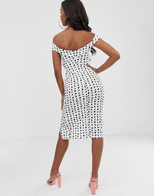 midi dalmatian dress