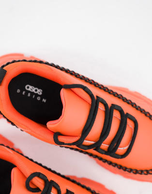 asos orange shoes