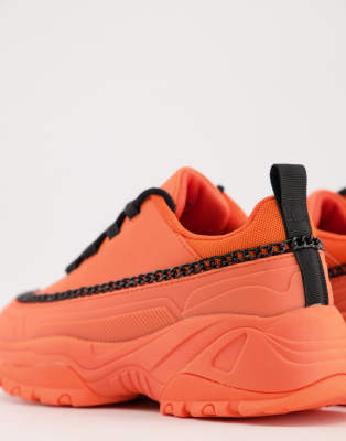 asos red trainers