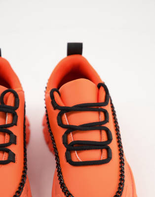 asos red trainers