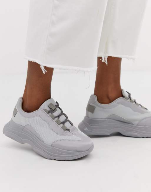 Grey deals chunky trainers