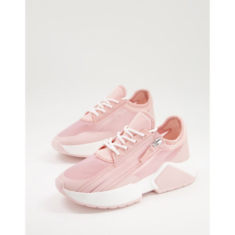 Sneakers Donna DESIGN - Darkness - Sneakers rosa con zip