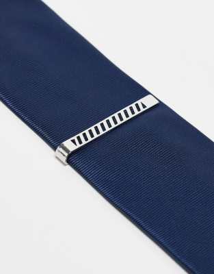 ASOS DESIGN - Dasspeld met uitsnijdingen in zilver - view 1