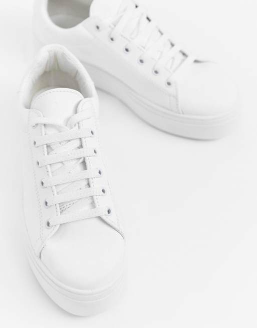 Asos design day light chunky flatform store lace up sneakers