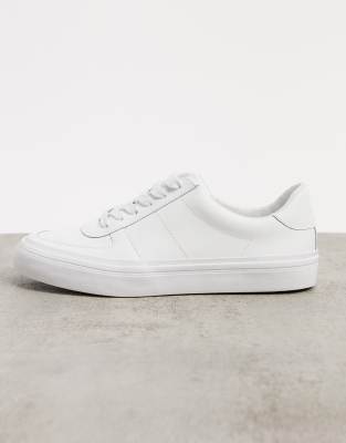 asos white leather sneakers