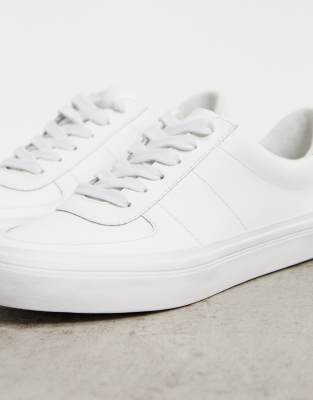 asos white leather sneakers