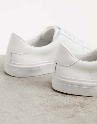 asos white leather trainers