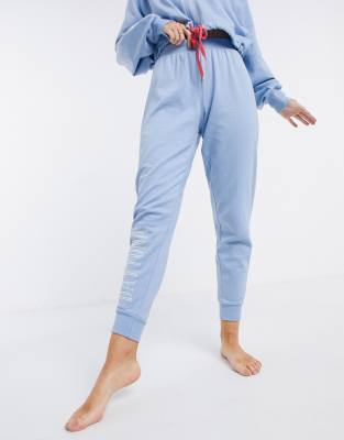 light blue jogger set