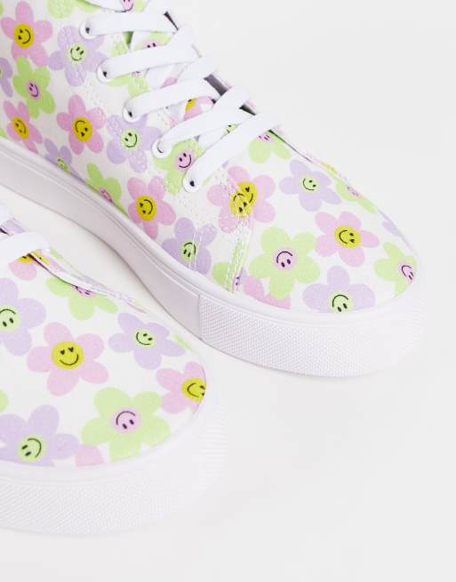 ASOS DESIGN – Daz – Flerfärgade sneakers i kanvas med höga skaft, 4 av 4