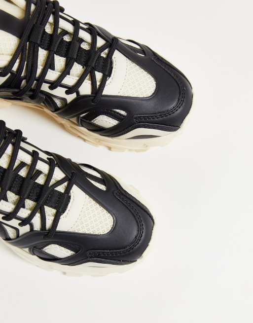 ASOS DESIGN - Dazed - Baskets chunky - Beige & noir, 3 de 4