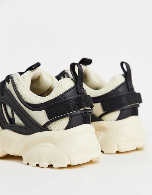 ASOS DESIGN - Dazed - Baskets chunky - Beige & noir, 4 de 4
