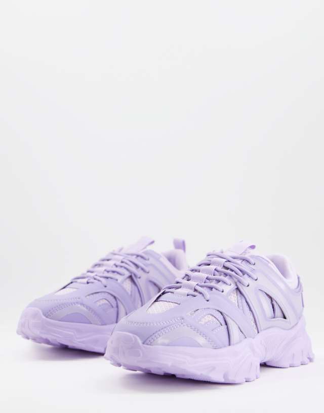 ASOS DESIGN Dazed chunky sneakers in lilac