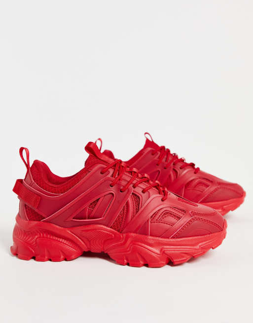 Red on sale shoes asos