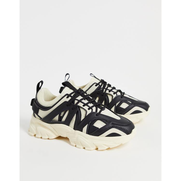 ASOS DESIGN Dazed chunky sneakers in silver metallic