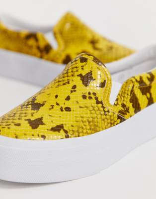 yellow snake shoes