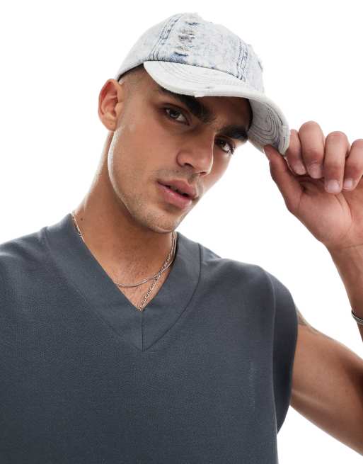 ASOS DESIGN - Débardeur col en V oversize - Anthracite