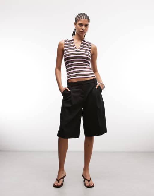 ASOS DESIGN - Débardeur col polo à rayures, 4 de 4