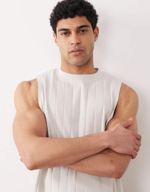 ASOS DESIGN - Débardeur oversize à larges côtés - Gris, 3 de 5