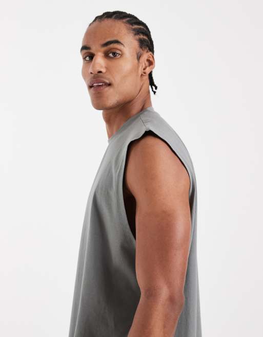 ASOS DESIGN - Débardeur oversize basique - Vert moyen, 4 de 5