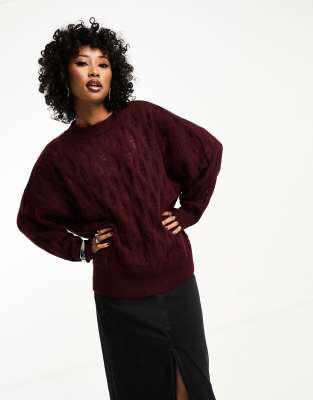 Asos red outlet jumper