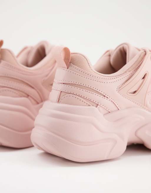 ASOS DESIGN – Deejay – Rosa sneakers med grov sula, 4 av 4