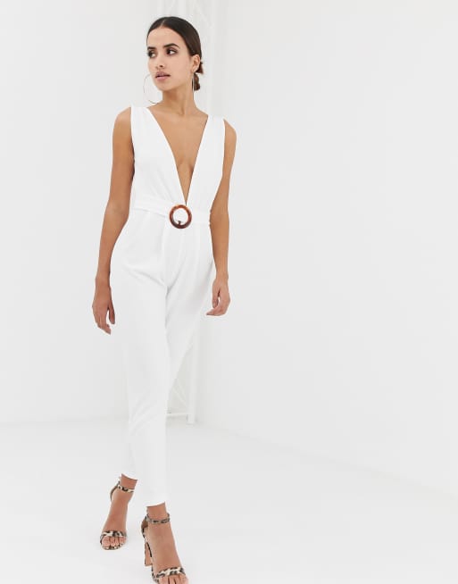 Asos best sale plunge jumpsuit