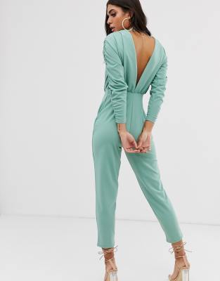 asos plunge jumpsuit
