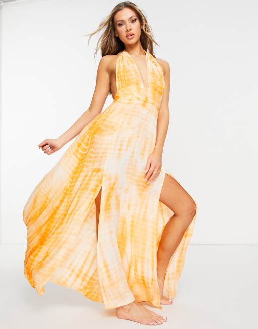 Tie dye outlet dress asos