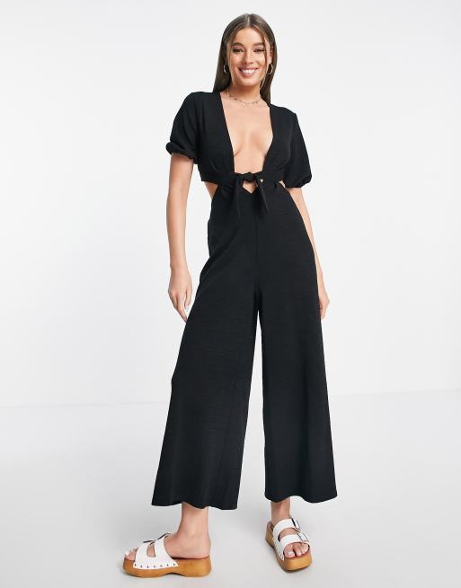 Deep store v jumpsuit