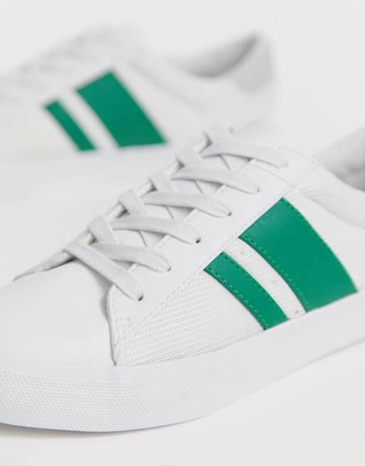 Asos sneaker best sale white green 2019