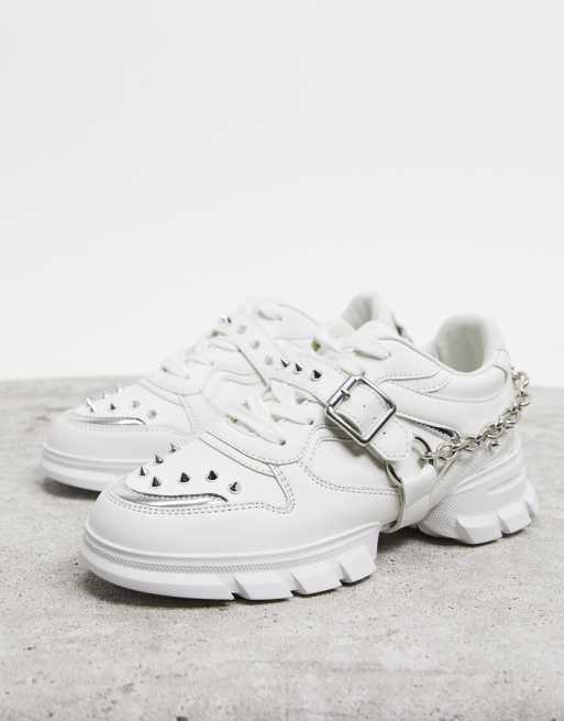 Studded hot sale tennis shoes