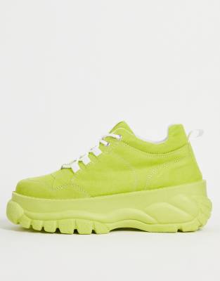 asos yellow trainers