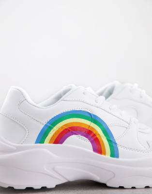 chunky rainbow sneakers