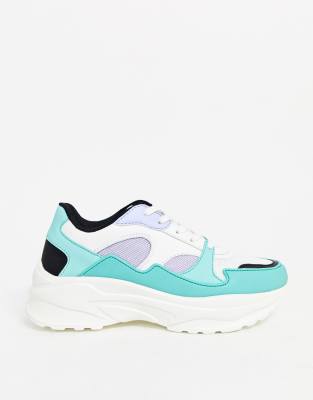 asos design denial chunky trainers