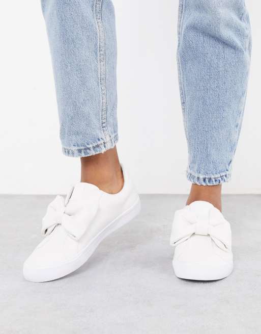 Asos white sneakers on sale womens