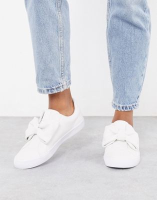 slip on trainers with bow