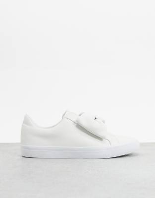 ASOS DESIGN Dekker bow slip on trainers 