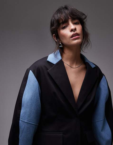 ASOS DESIGN – Dekonstruerad kavaj i denim - view 1