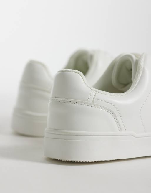 ASOS DESIGN Delta lace up sneakers in white, 2 of 5